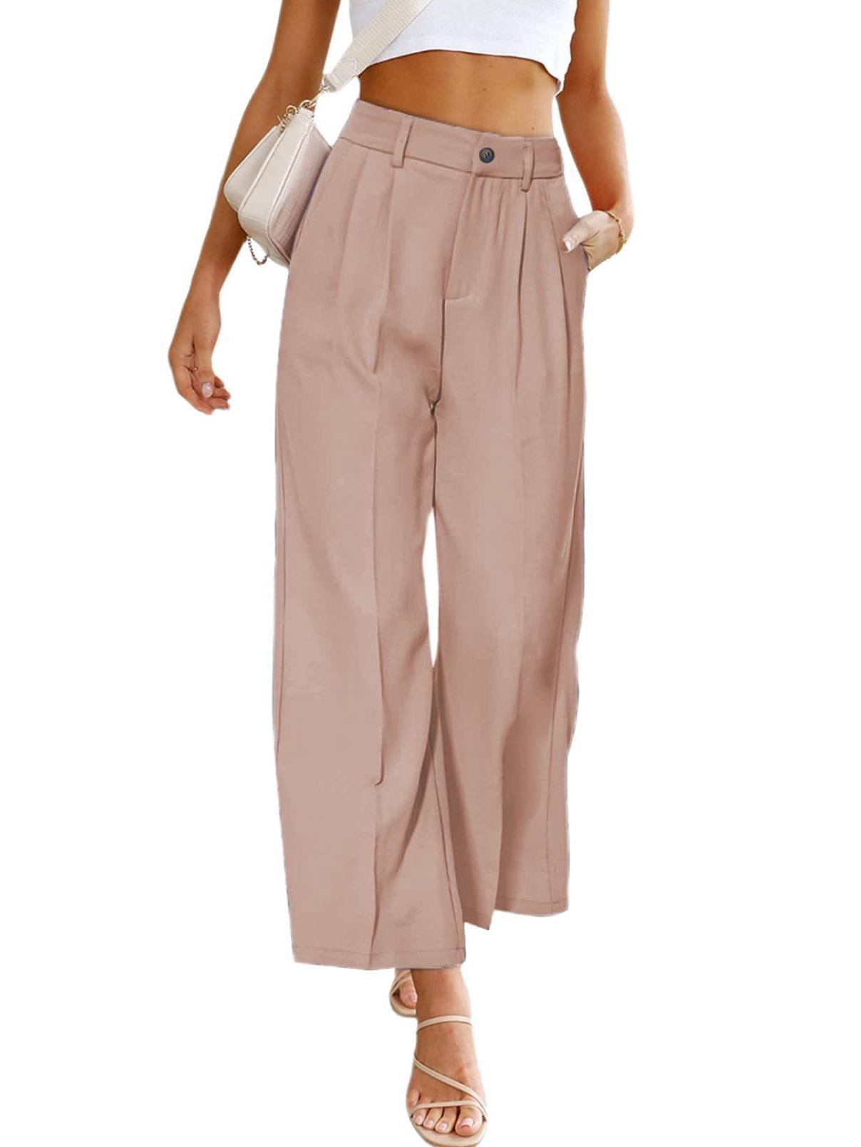 New Arrival: European & American High-Waist Button Wide-Leg Formal Trousers with Pockets - Spring & Summer Collection. XL рожевий
New Arrival: European & American High-Waist Button Wide-Leg Formal Trousers with Pockets - Spring & Summer Collection. XL рожевий