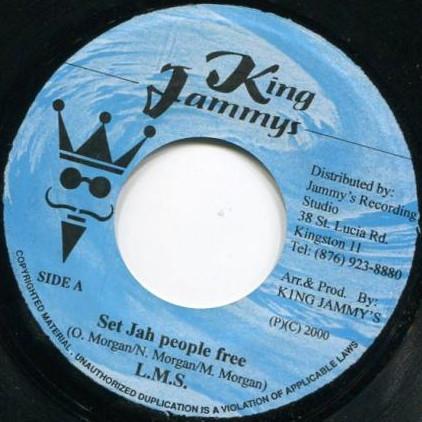 7inch Record L.M.S - Set Jah People Free NONE Jammy s Records 2000 Jamaica Reggae, Ska & Dub Used
7inch Record L.M.S - Set Jah People Free NONE Jammy s Records 2000 Jamaica Reggae, Ska & Dub Used