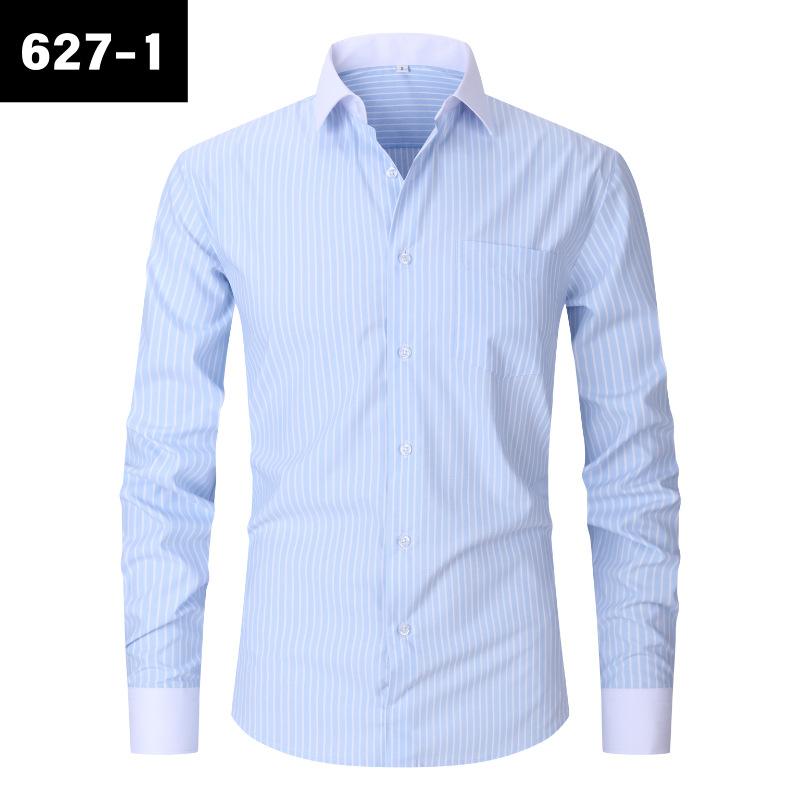 Men s Pocketed Striped Shirt: Business Commute, Crease-Resistant, Long-Sleeved, Plus Size S
Men s Pocketed Striped Shirt: Business Commute, Crease-Resistant, Long-Sleeved, Plus Size S