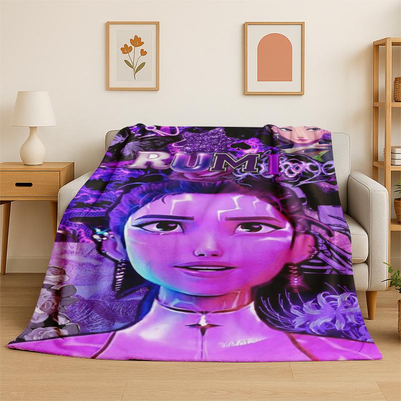 Kpop Demon Hunter Rumi Mira Zoey Cartoon Group Flannel Blanket Soft Warm Throw Blanket for Bedroom Living Room Bed Travel Gift 75x90cm
Kpop Demon Hunter Rumi Mira Zoey Cartoon Group Flannel Blanket Soft Warm Throw Blanket for Bedroom Living Room Bed Travel Gift 75x90cm