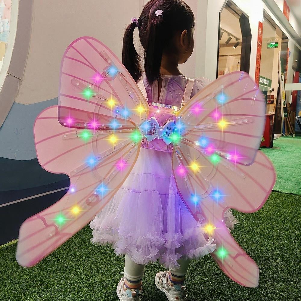 with LED Lights Moving Butterfly Angel Wings Princess Dress Up Toys Christmas Halloween рожевий
with LED Lights Moving Butterfly Angel Wings Princess Dress Up Toys Christmas Halloween рожевий