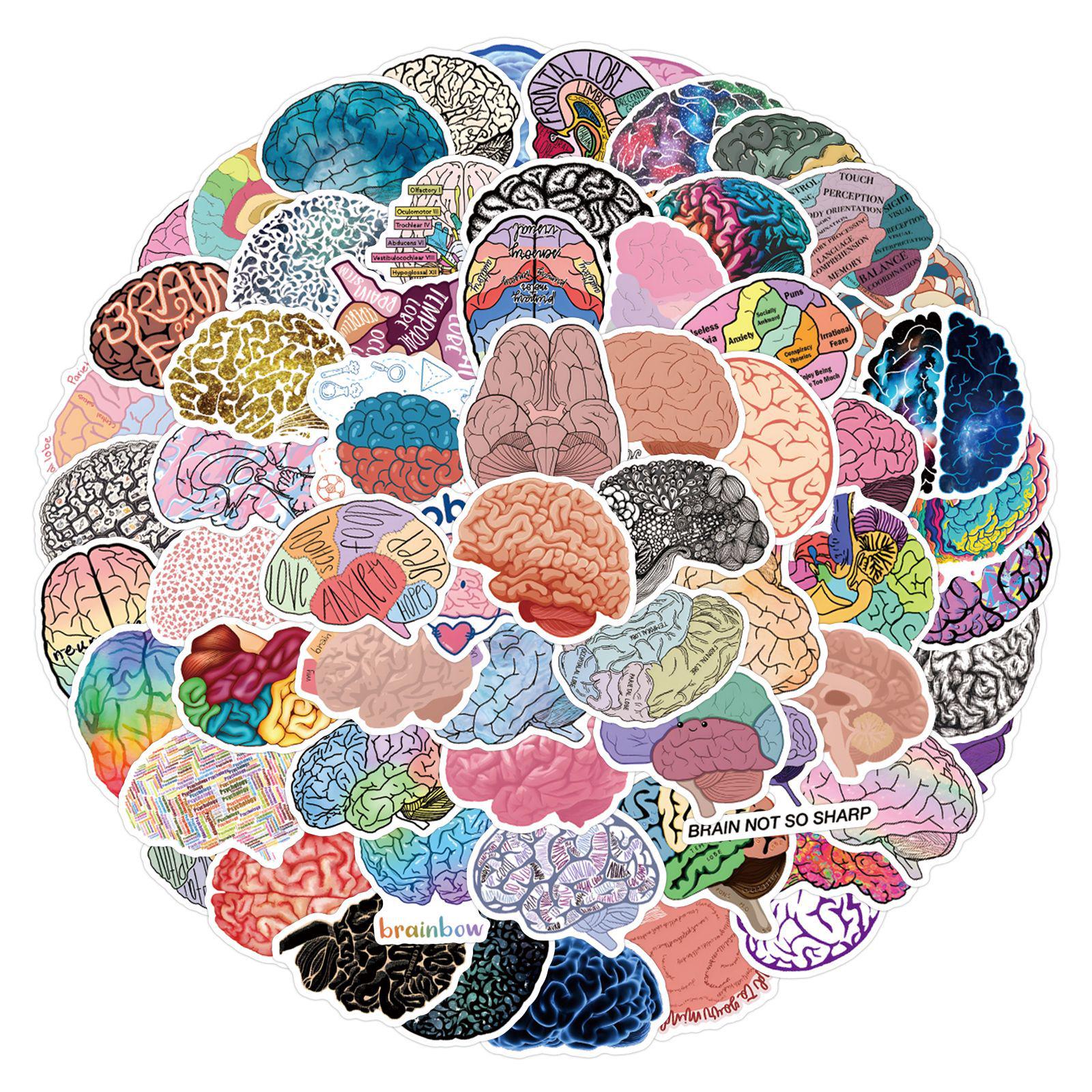 110 New Style Colorful Brain Stickers for Suitcases & Laptops – Waterproof & Unique Personality Decoration
110 New Style Colorful Brain Stickers for Suitcases & Laptops – Waterproof & Unique Personality Decoration