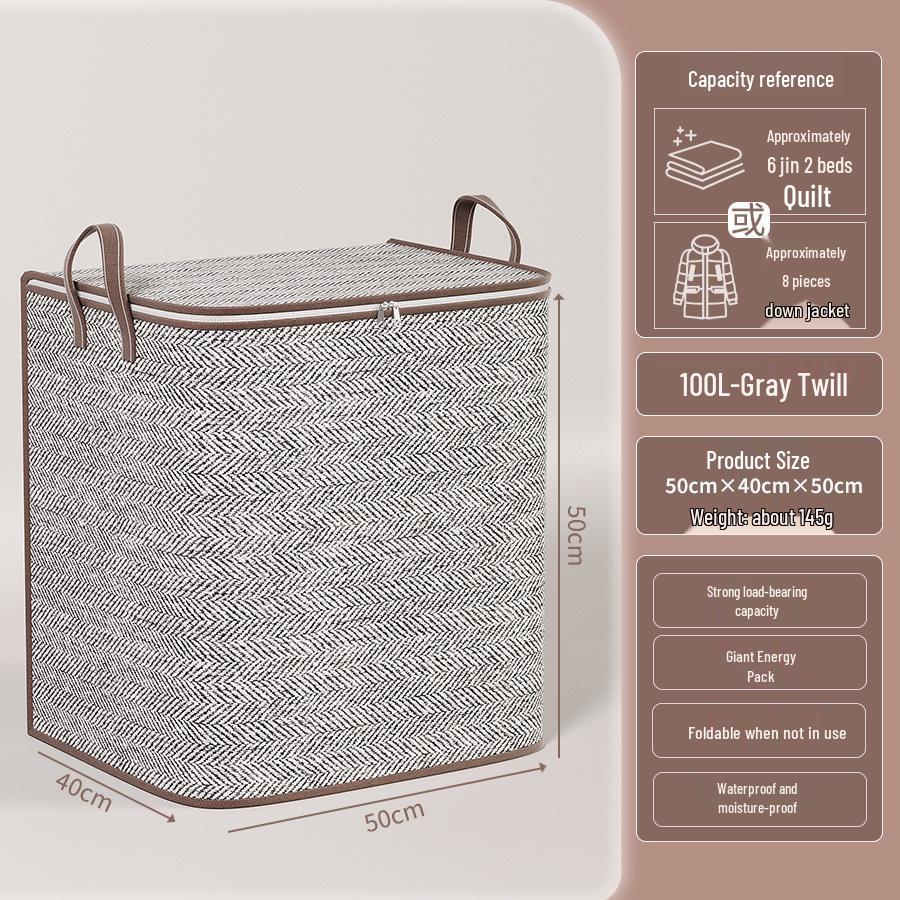Large Capacity Cross-Border Clothes Storage and Moving Organizer Bag
Large Capacity Cross-Border Clothes Storage and Moving Organizer Bag