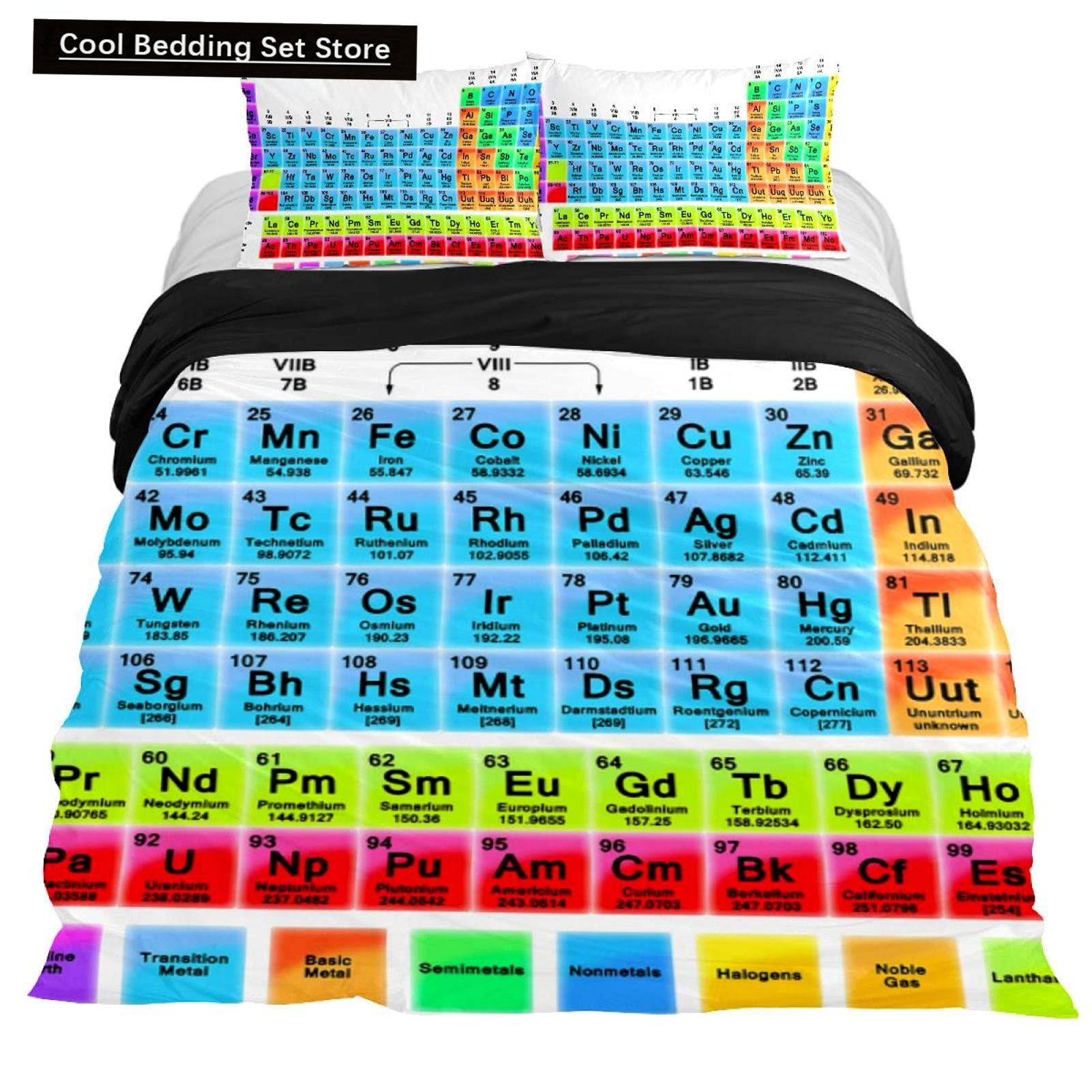 Пододеяльник King Queen Периодическая таблица Образовательный Наука Химия Комплект постельного белья для студентов Учителей Таблица элементов Покрывало EU single(135x200cm)
Пододеяльник King Queen Периодическая таблица Образовательный Наука Химия Комплект постельного белья для студентов Учителей Таблица элементов Покрывало EU single(135x200cm)