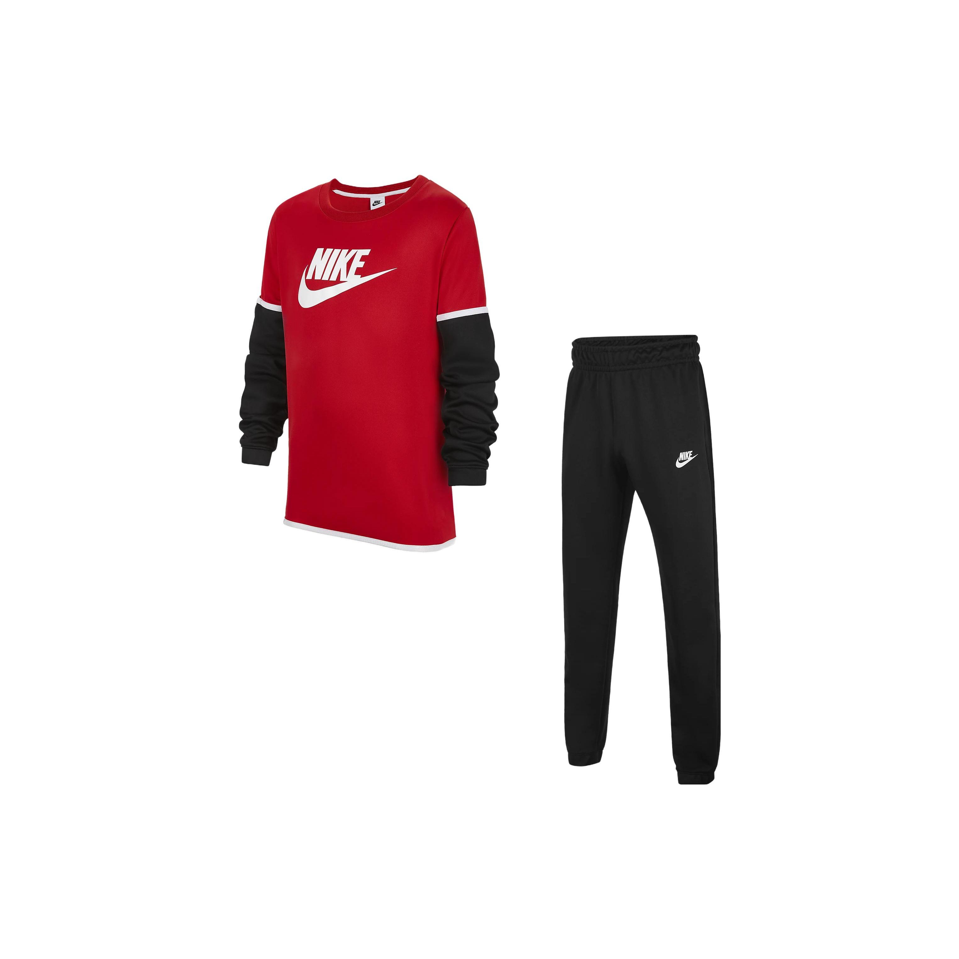 Nike Sportswear Letter Round Neck Color Block Sleeve Design Cuffed Long Pants Casual Sports Suit Kids suits DM8084-657 M
Nike Sportswear Letter Round Neck Color Block Sleeve Design Cuffed Long Pants Casual Sports Suit Kids suits DM8084-657 M