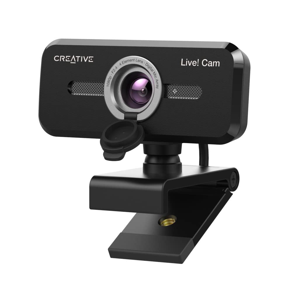 Creative Cam Sync 1080p V2 Дистанційна робота онлайн зустріч Конфіденційність Кришка об’єктива Веб-камера для Windows 11 Програмне забезпечення для усунення аудіошумів включено Live! LC-SYN18V2
Creative Cam Sync 1080p V2 Дистанційна робота онлайн зустріч Конфіденційність Кришка об’єктива Веб-камера для Windows 11 Програмне забезпечення для усунення аудіошумів включено Live! LC-SYN18V2