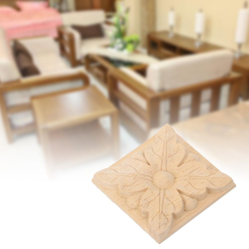 4pcs Rubber Wood Rubber Wood Carving 2.4x2.4 Inch Embossed Wood Onlay Home Wall A
4pcs Rubber Wood Rubber Wood Carving 2.4x2.4 Inch Embossed Wood Onlay Home Wall A