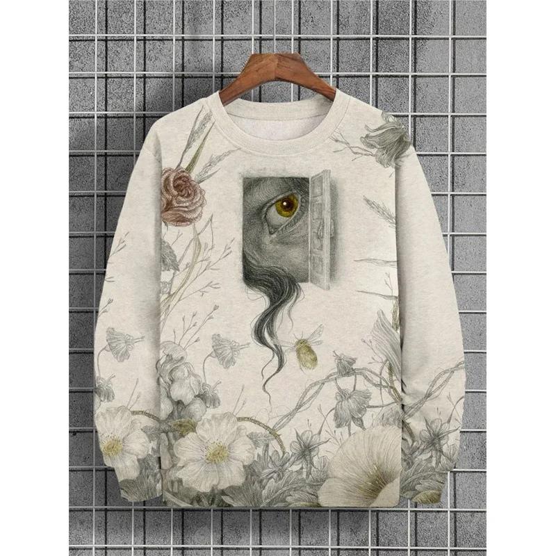 New Men s Sweatshirt 3D Floral Pattern Long Sleeve Printed T-Shirt Autumn Oversized Round Neck Pullover Men s Tops Fashion Casua
New Men s Sweatshirt 3D Floral Pattern Long Sleeve Printed T-Shirt Autumn Oversized Round Neck Pullover Men s Tops Fashion Casua