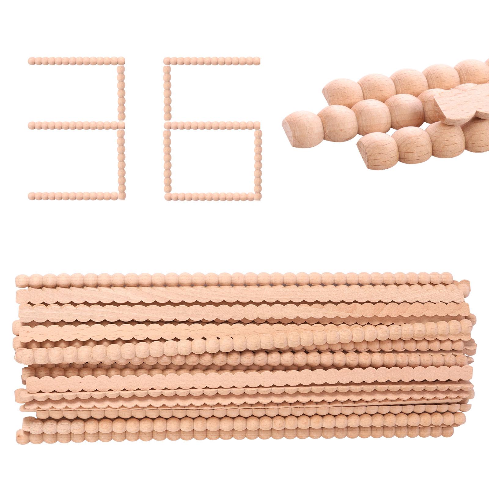36Pcs Decorative Beaded Wood Trim Protect Edge Half Round Beaded Molding Cover Gap Half Bead Decorative Edge Trim for Home DIY
36Pcs Decorative Beaded Wood Trim Protect Edge Half Round Beaded Molding Cover Gap Half Bead Decorative Edge Trim for Home DIY