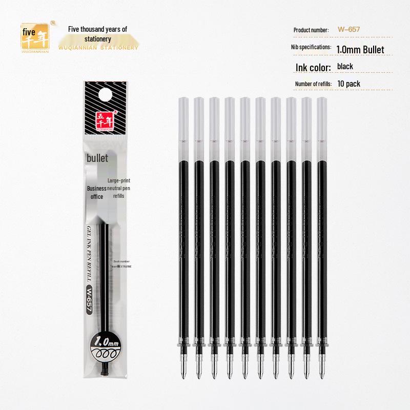 Five Thousand Years Pen Refills: 0.7mm Large Capacity, 1.0mm Bullet Point, Black, Gold, Silver, Green, Red, Blue, Purple - Universal Replacement
Five Thousand Years Pen Refills: 0.7mm Large Capacity, 1.0mm Bullet Point, Black, Gold, Silver, Green, Red, Blue, Purple - Universal Replacement
