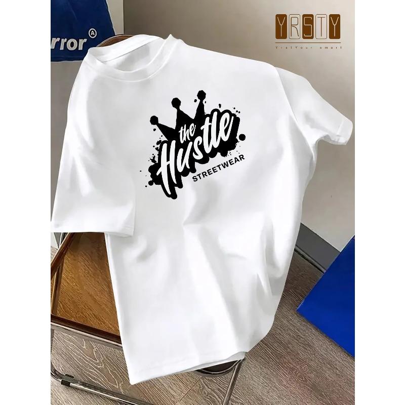 European size Breathable Short Sleeve Round Neck T-Shirt Suitable for Summer - Casual Outdoor Wear with Letter Print, Minimalist, Casual Wear S белый
European size Breathable Short Sleeve Round Neck T-Shirt Suitable for Summer - Casual Outdoor Wear with Letter Print, Minimalist, Casual Wear S белый