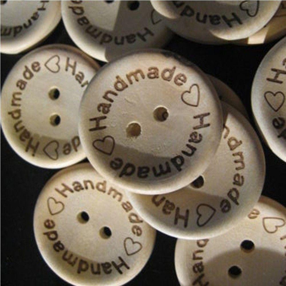 2 Holes Decorative Craft Buttons Wholesale Hand Made with Love Sewing Wood Buttons Handmade Button Scrapbooking DIY
2 Holes Decorative Craft Buttons Wholesale Hand Made with Love Sewing Wood Buttons Handmade Button Scrapbooking DIY