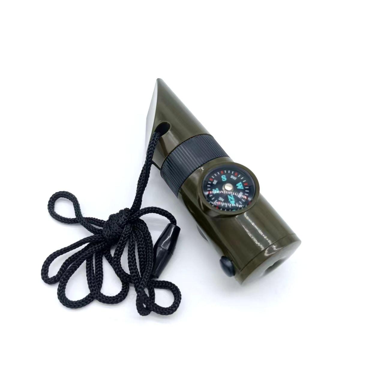 Outdoor Seven-in-one High-frequency Whistle Survival Emergency Multi-functional Compass Fire Exit Emergency Whistle
Outdoor Seven-in-one High-frequency Whistle Survival Emergency Multi-functional Compass Fire Exit Emergency Whistle