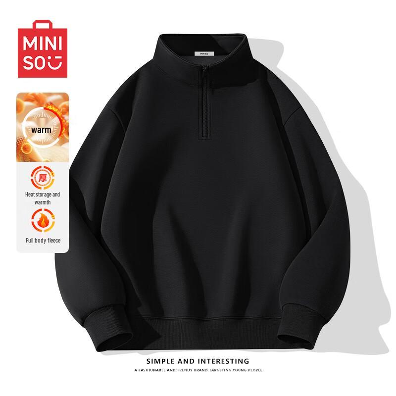 MINISO Unisex Couple s Fleece-Lined Sweatshirt M
MINISO Unisex Couple s Fleece-Lined Sweatshirt M