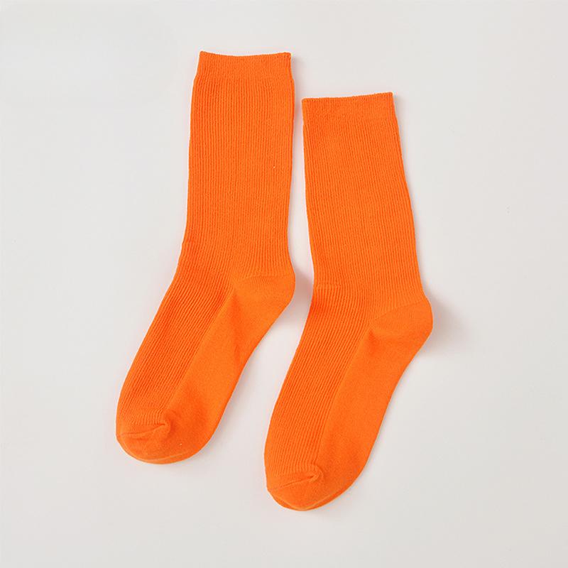Женские весенне-осенние винтажные однотонные хлопковые носки-гольфы в вертикальную полоску 1 pair оранжевый
Женские весенне-осенние винтажные однотонные хлопковые носки-гольфы в вертикальную полоску 1 pair оранжевый