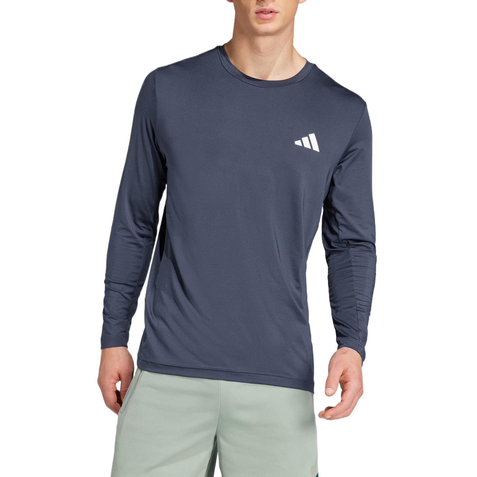 Adidas Essentials Climacool Train Baselayer Top Comfortable Fashion Versatile Casual Long Sleeve T-Shirt Men tops Dark-Blue JP4957 XS
Adidas Essentials Climacool Train Baselayer Top Comfortable Fashion Versatile Casual Long Sleeve T-Shirt Men tops Dark-Blue JP4957 XS