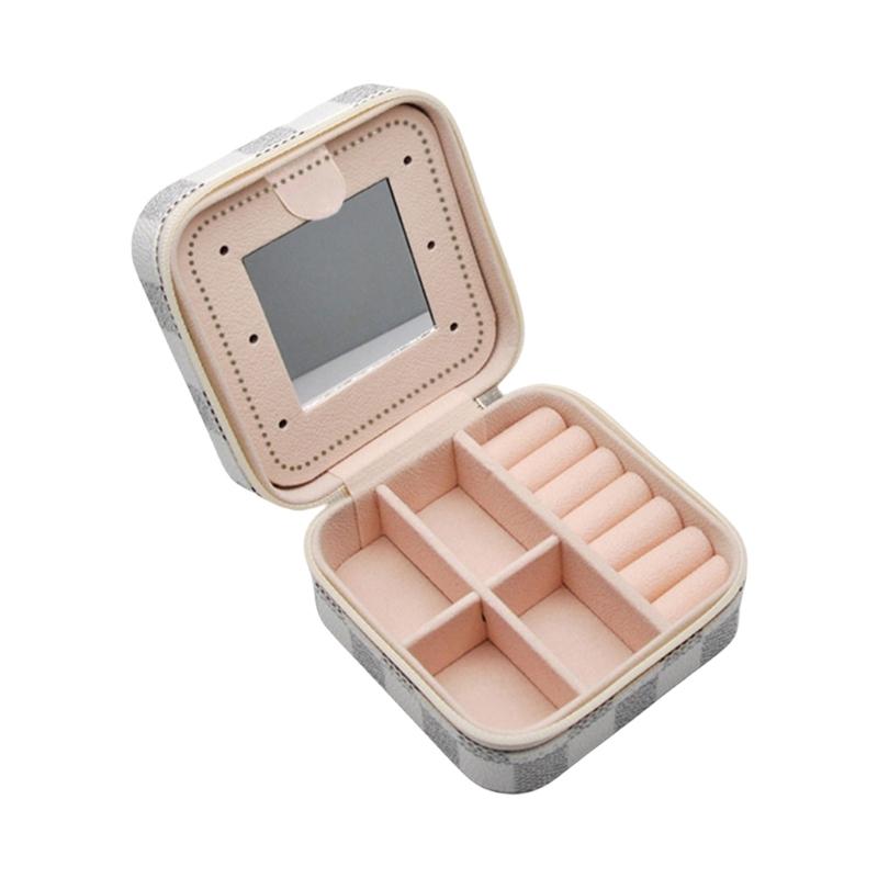 Elegant Small Jewelry Box Double Layer Portable Case PU Texture Jewelry Display Accessories Suitable for Daily Use 1
Elegant Small Jewelry Box Double Layer Portable Case PU Texture Jewelry Display Accessories Suitable for Daily Use 1