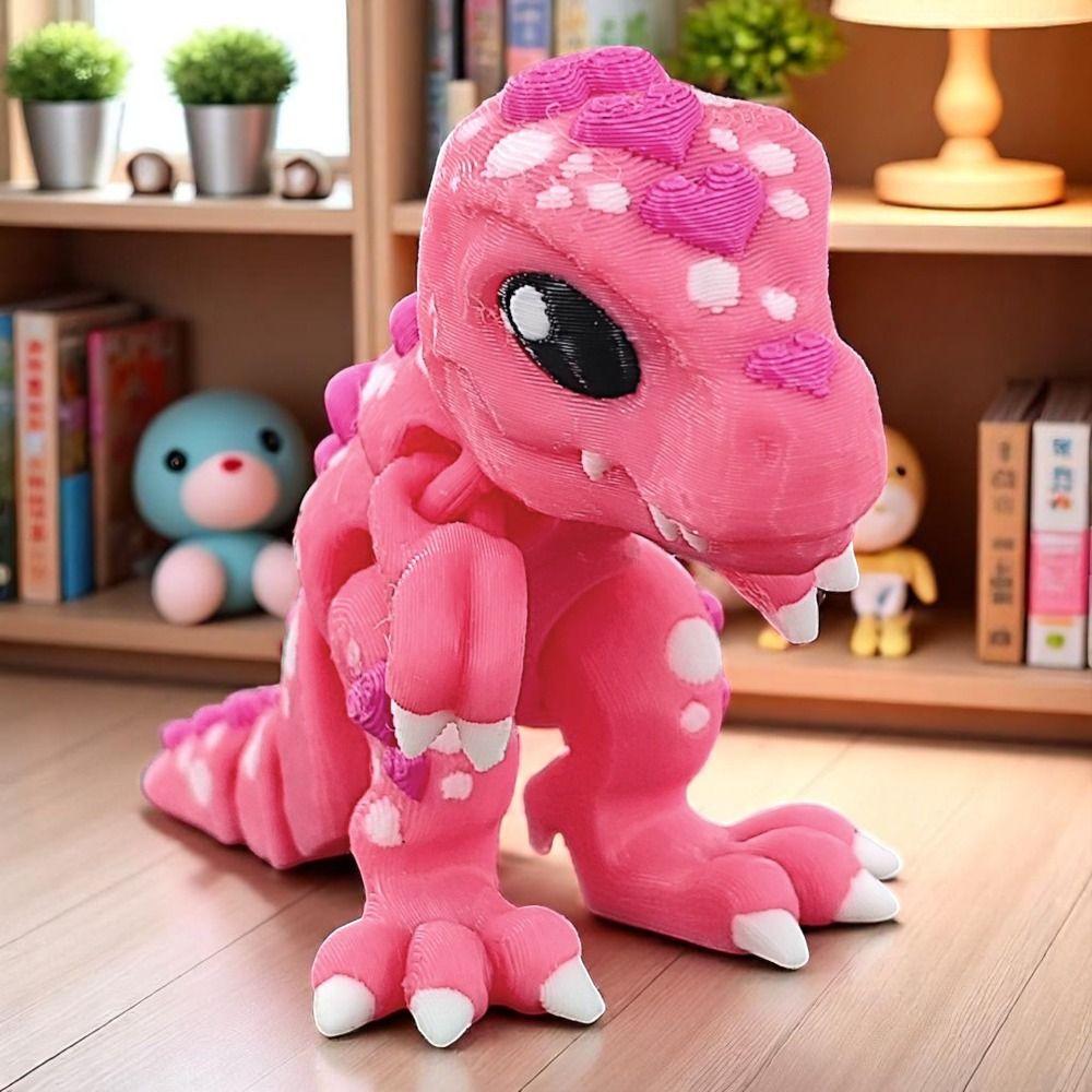 Figurine 3D Printed Dragon Model Handicraft 3D Articulated Dragon Toys Landscaping Decoration рожевий червоний колір
Figurine 3D Printed Dragon Model Handicraft 3D Articulated Dragon Toys Landscaping Decoration рожевий червоний колір