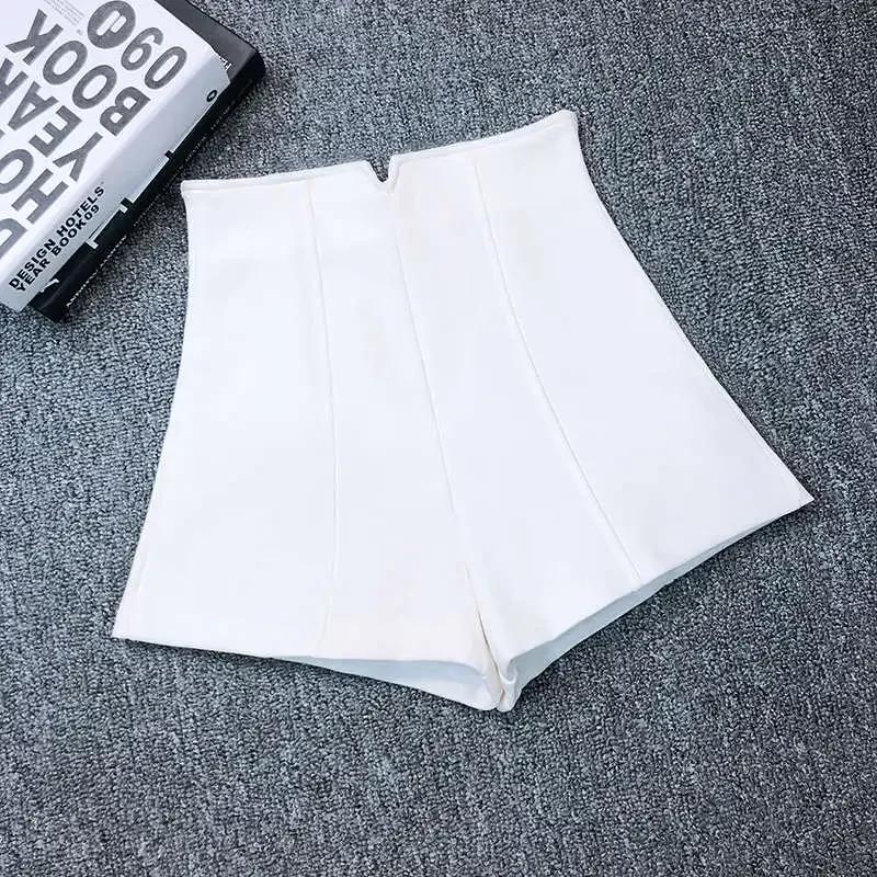 Women High Waist Summer Shorts White Black Stretch Hotpants Elegant Wide Leg Mini Short Femme S
Women High Waist Summer Shorts White Black Stretch Hotpants Elegant Wide Leg Mini Short Femme S