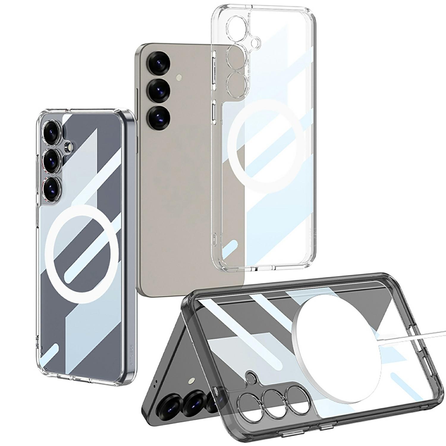 GKK For Samsung Galaxy S25 Case Compatible with MagSafe TPU+PC Clear Phone Back Cover Transparent
GKK For Samsung Galaxy S25 Case Compatible with MagSafe TPU+PC Clear Phone Back Cover Transparent
