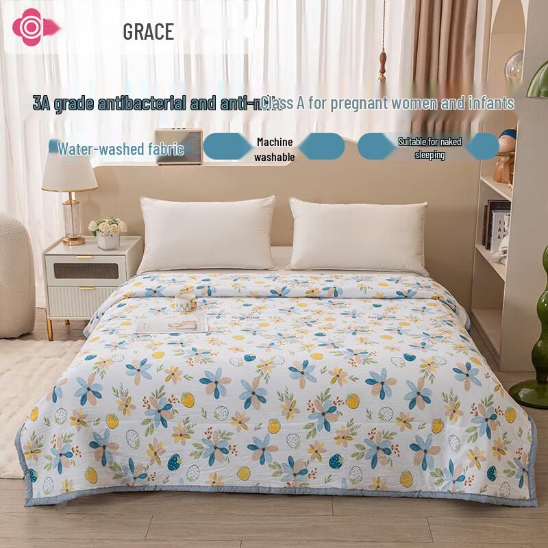 Jieliya Antibacterial Fiber Summer Quilt
Jieliya Antibacterial Fiber Summer Quilt