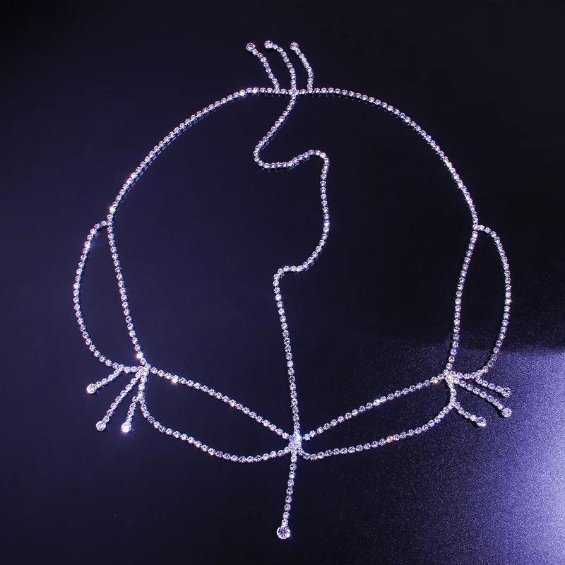 New Simple Rhinestone Hair Chain Band Accessories for Women Party Crystal Headpiece Bridal Forehead Jewelry Fringe Headdress
New Simple Rhinestone Hair Chain Band Accessories for Women Party Crystal Headpiece Bridal Forehead Jewelry Fringe Headdress