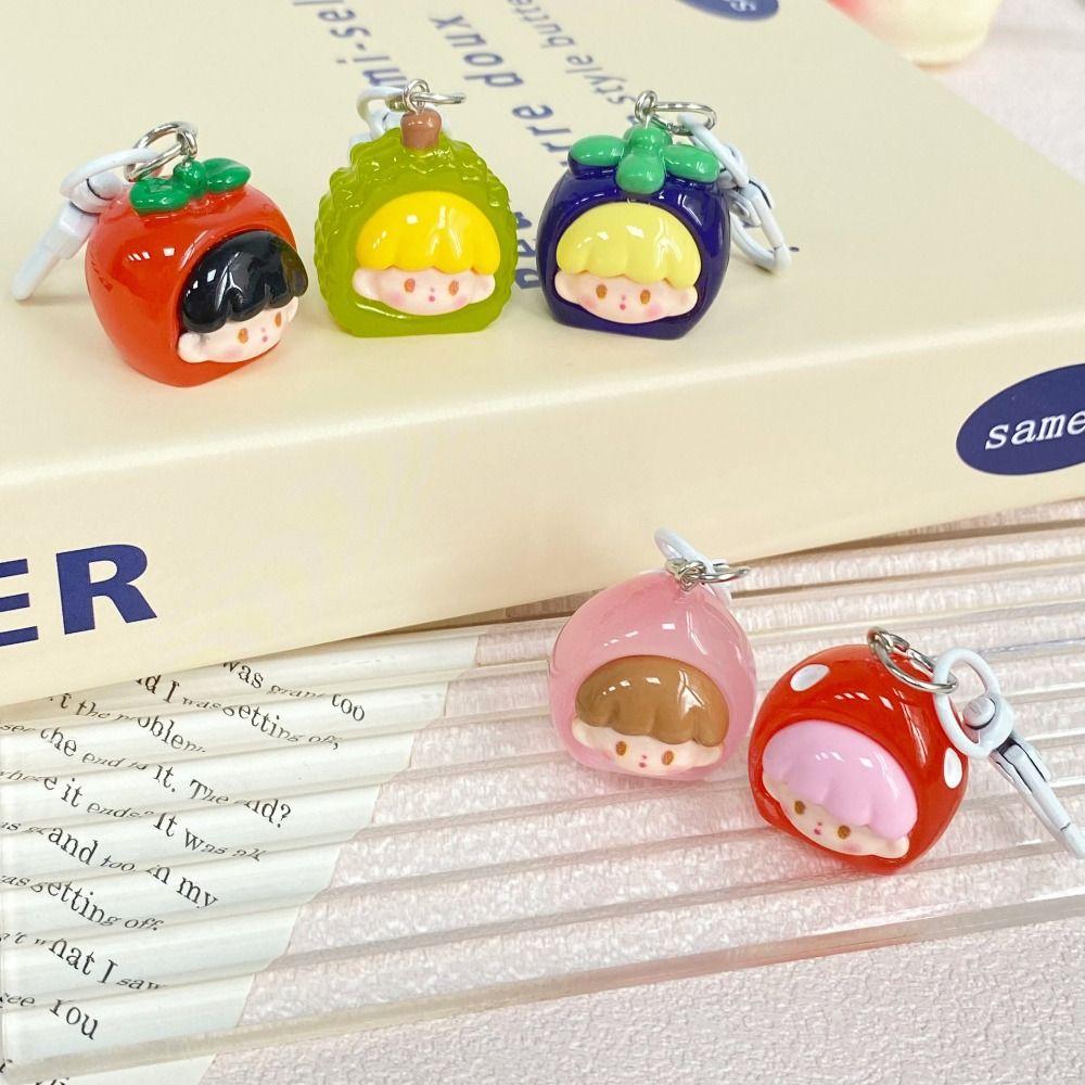Creative Fruit Girl Keychain Cartoon Fruit Headgear Keyring Doll Pendant Keychain Bestie style 7
Creative Fruit Girl Keychain Cartoon Fruit Headgear Keyring Doll Pendant Keychain Bestie style 7