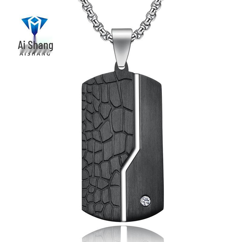 Men s Vintage Cracked Titanium & Stainless Steel Black Pendant Necklace Single Pendant Black
Men s Vintage Cracked Titanium & Stainless Steel Black Pendant Necklace Single Pendant Black