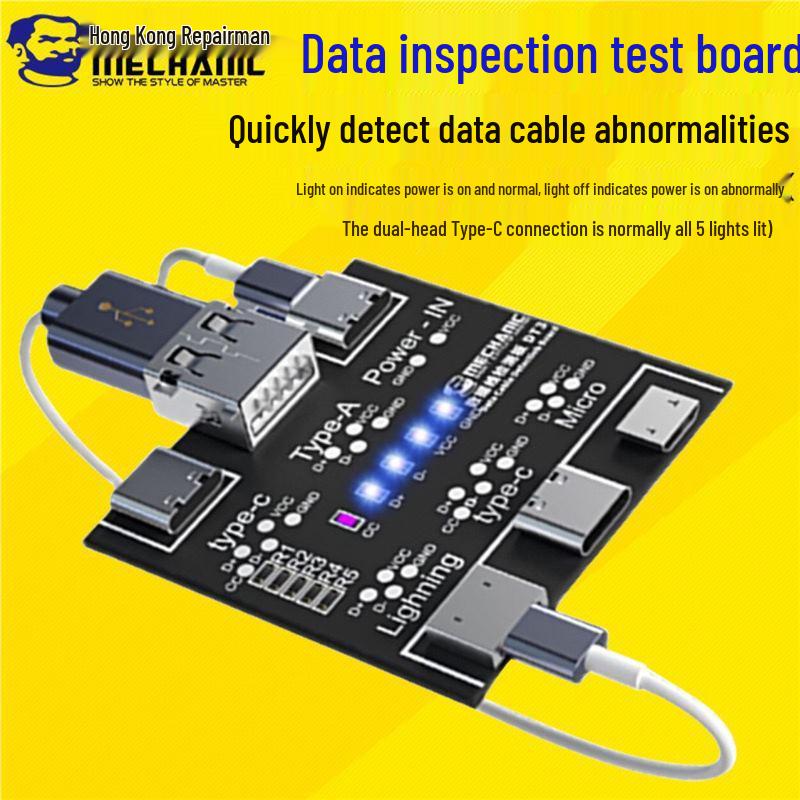 DT3 Data Cable Tester for Apple, Android, Type-C, Huawei - Quick Test
DT3 Data Cable Tester for Apple, Android, Type-C, Huawei - Quick Test