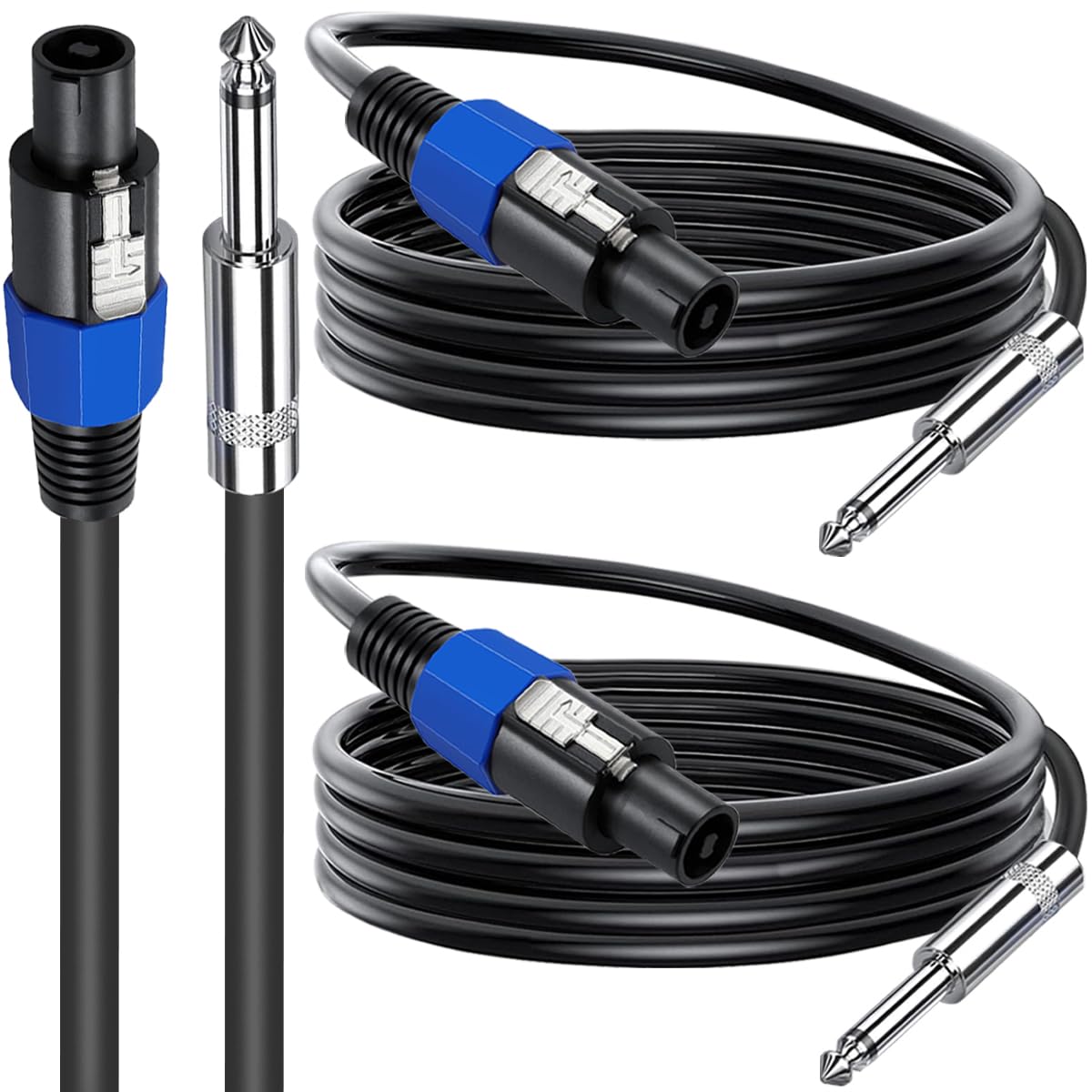 Xiatiaosann Speakon to Inch Speaker TS Plug to Speakon Male Mono Speaker Audio Amplifier Connection Cord for Speaker Cord with Twist Heavy Duty Audio
Xiatiaosann Speakon to Inch Speaker TS Plug to Speakon Male Mono Speaker Audio Amplifier Connection Cord for Speaker Cord with Twist Heavy Duty Audio