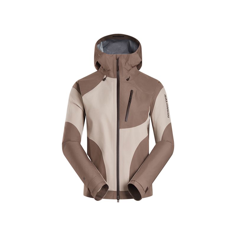 SALOMON Gore-Tex 3L Shell Ретро Серия Водонепроницаемая Ветрозащитная Повседневная Куртка с Капюшоном и Длинным Рукавом Женские куртки C28295 M