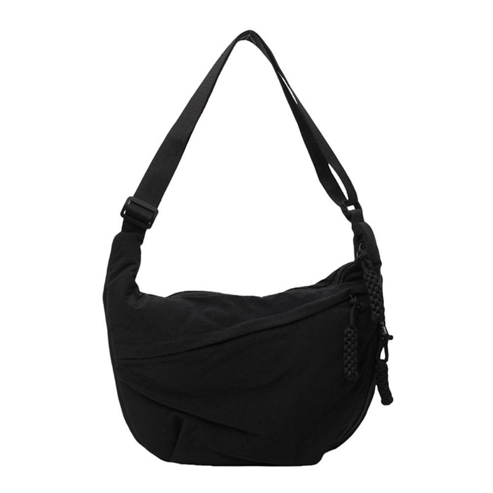 Canvas Lightweight Solid Color Dumpling Bag Crossbody Bags Large Capacity Korean Simplified Shoulder Bag чёрный
Canvas Lightweight Solid Color Dumpling Bag Crossbody Bags Large Capacity Korean Simplified Shoulder Bag чёрный
