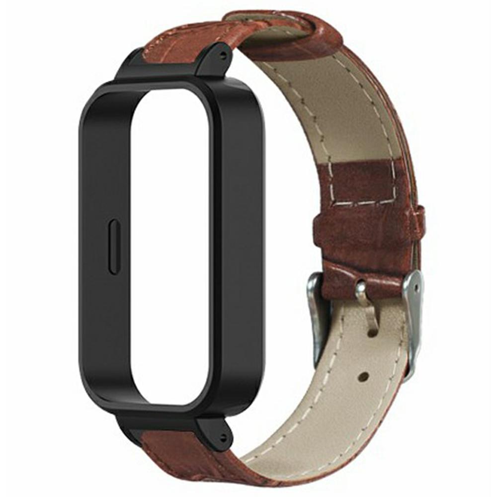 For Xiaomi Redmi Band 3 / Smart Band 9 Active Watch Band with PC Case Bamboo Texture Leather Replacement Strap
For Xiaomi Redmi Band 3 / Smart Band 9 Active Watch Band with PC Case Bamboo Texture Leather Replacement Strap