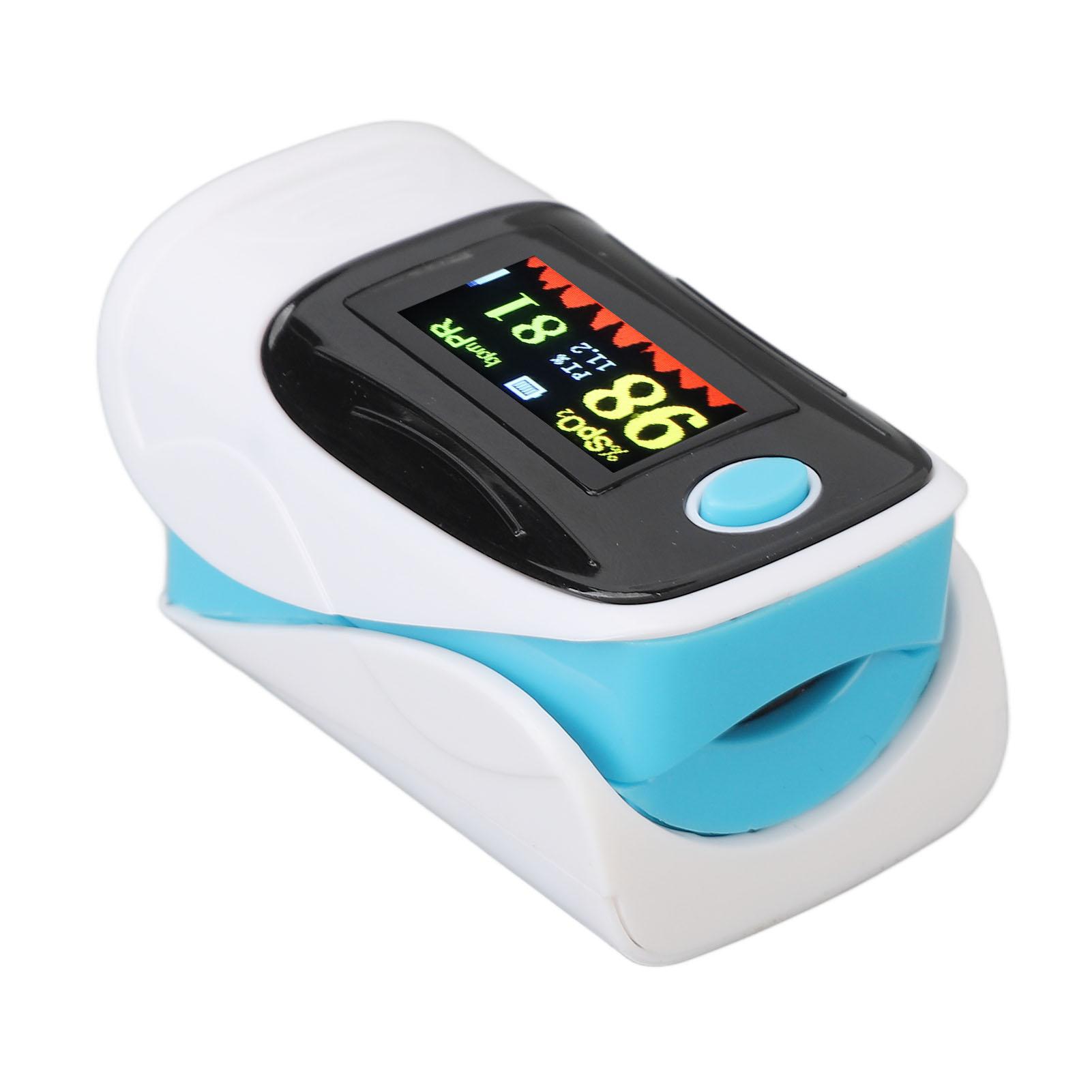 Fingertip Pulse Monitor Color Pulse Rate Measurement OLED Sreen Blood Oxygen Saturation Monitor
Fingertip Pulse Monitor Color Pulse Rate Measurement OLED Sreen Blood Oxygen Saturation Monitor