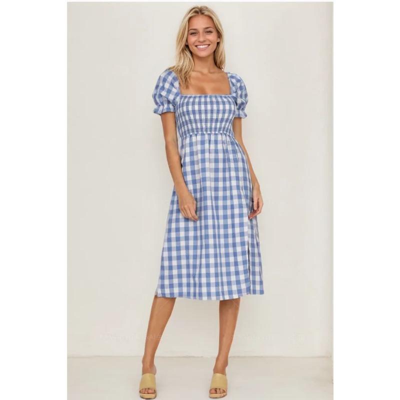 Женское платье весна-лето с разрезом, квадратным воротником и короткими рукавами в клетку 3XL синий
Женское платье весна-лето с разрезом, квадратным воротником и короткими рукавами в клетку 3XL синий
