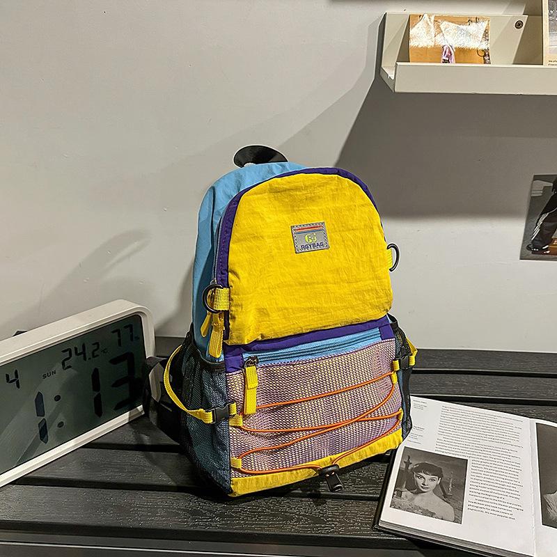 Color Matching Contrasting Color Picnic Mountaineering Bag Niche Design Sense Backpack Outdoor Hiking Backpack Student Small Schoolbag
Color Matching Contrasting Color Picnic Mountaineering Bag Niche Design Sense Backpack Outdoor Hiking Backpack Student Small Schoolbag