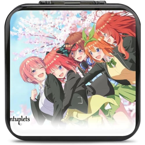 The Quintessential Quintuplets Switch Game Card Case, Cute Design, Holds 24 Cards, Portable, Non-Slip, Shockproof, Sweatproof, Lightweight, Travel-Fri
The Quintessential Quintuplets Switch Game Card Case, Cute Design, Holds 24 Cards, Portable, Non-Slip, Shockproof, Sweatproof, Lightweight, Travel-Fri