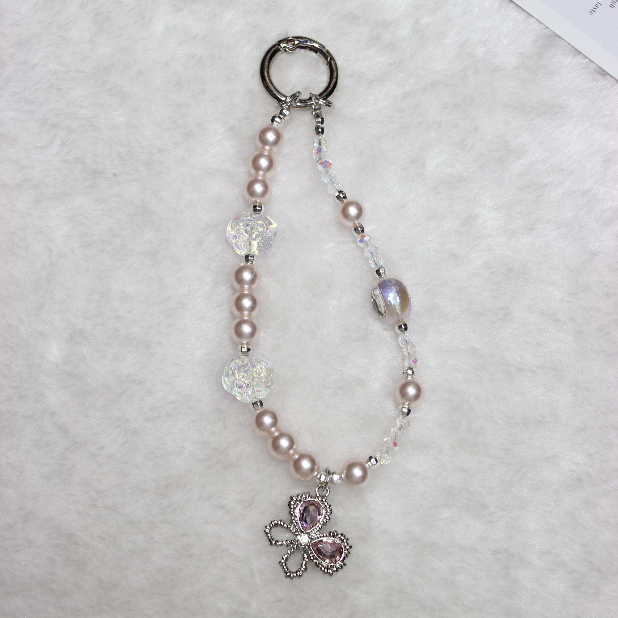 Pearl Beaded Phone Lanyard Short 26cm Butterfly Anti-Lost Wrist Chain Phone Bracelet A
Pearl Beaded Phone Lanyard Short 26cm Butterfly Anti-Lost Wrist Chain Phone Bracelet A