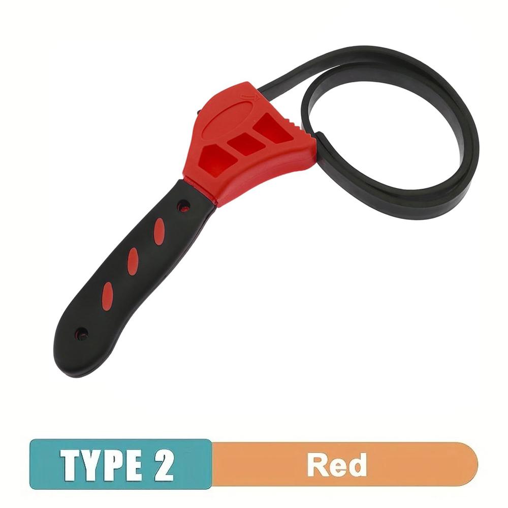 Adjustable Strap Wrench, 6 Inch Strap Wrench Plumbing, Rubber Strap Wrench, Water Oil Filter Pipe Wrench for Plumbers
Adjustable Strap Wrench, 6 Inch Strap Wrench Plumbing, Rubber Strap Wrench, Water Oil Filter Pipe Wrench for Plumbers