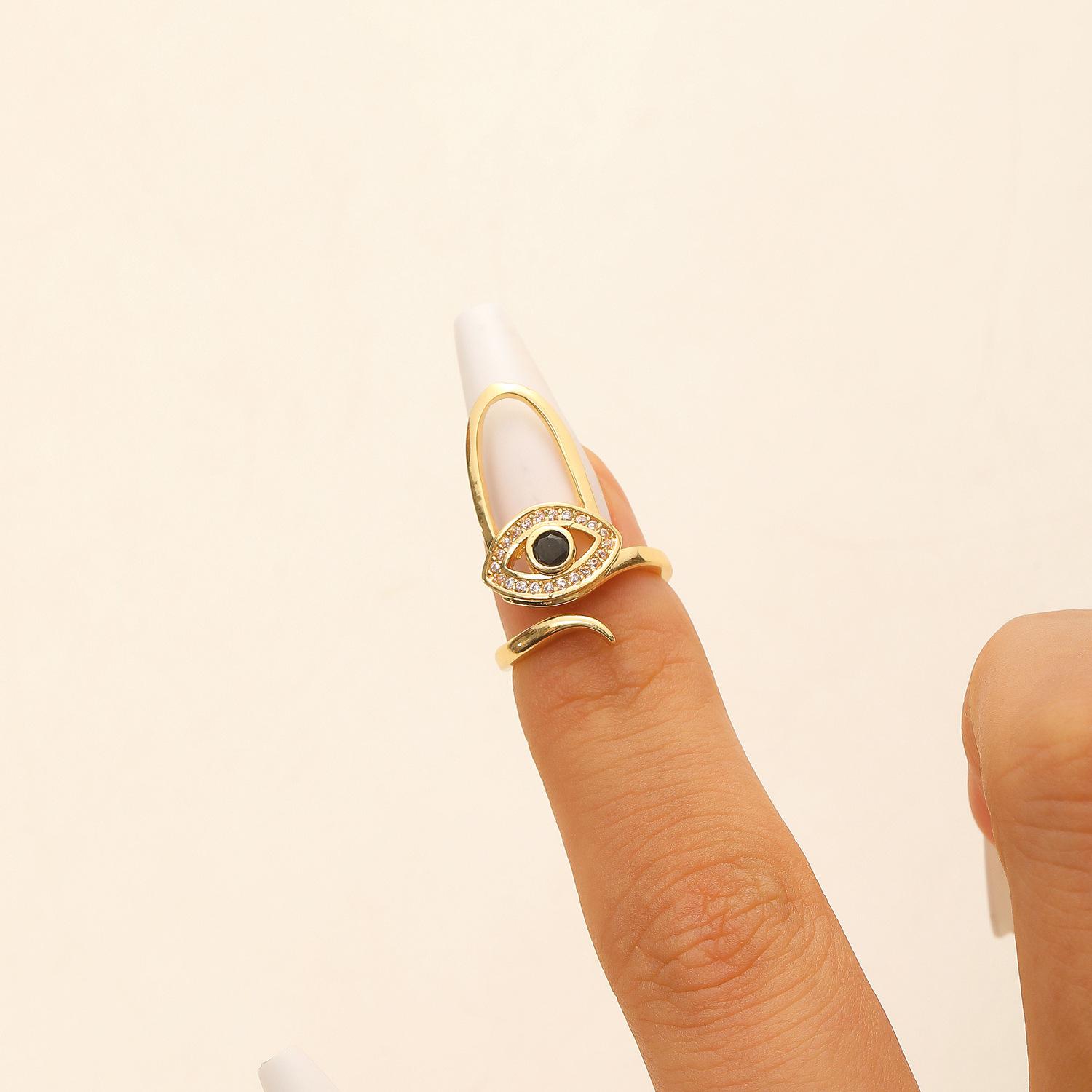 Metallic Evil Eye Nail Ring Women Trendy Opening Adjustable Nail Ring Stylish Personality Fashion Party Daily Wear Jewelry Gifts
Metallic Evil Eye Nail Ring Women Trendy Opening Adjustable Nail Ring Stylish Personality Fashion Party Daily Wear Jewelry Gifts