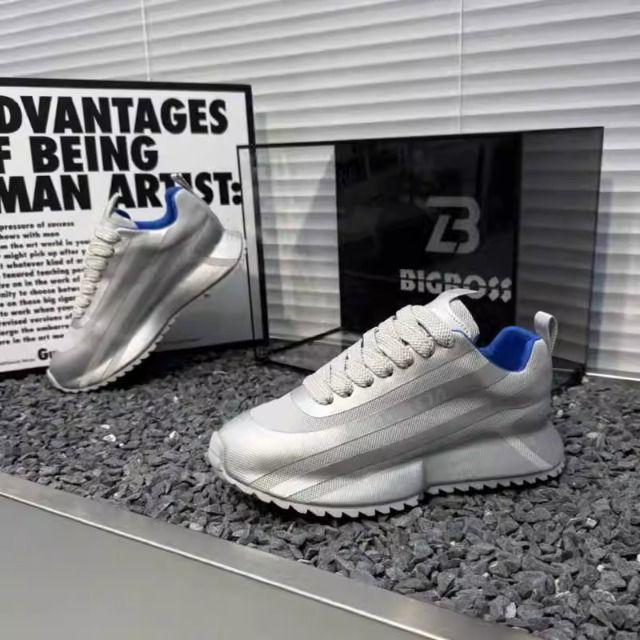 2025 Весна Мужская Тканевая Модная Уличная Обувь Толстая Подошва, Увеличивающая Рост - Дышащая Повседневная Спортивная Обувь Pop Tide 44