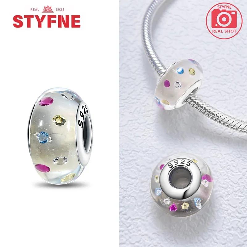 Real Silver 925 Flower Charms Glass New Bead Colorful Murano Fit Bracelet DIY for Women Jewelry Gifts
Real Silver 925 Flower Charms Glass New Bead Colorful Murano Fit Bracelet DIY for Women Jewelry Gifts