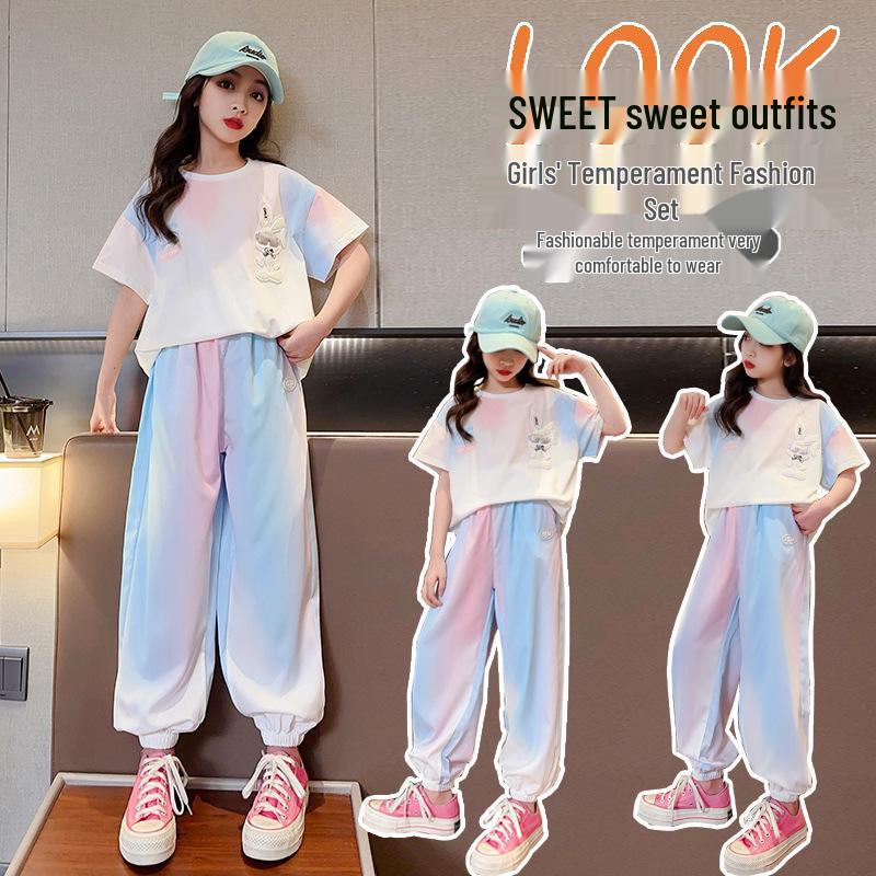 Girls Summer Ice Silk Two-Piece Set: Mosquito-Proof Pants & Short-Sleeve T-Shirt 140 cm
Girls Summer Ice Silk Two-Piece Set: Mosquito-Proof Pants & Short-Sleeve T-Shirt 140 cm
