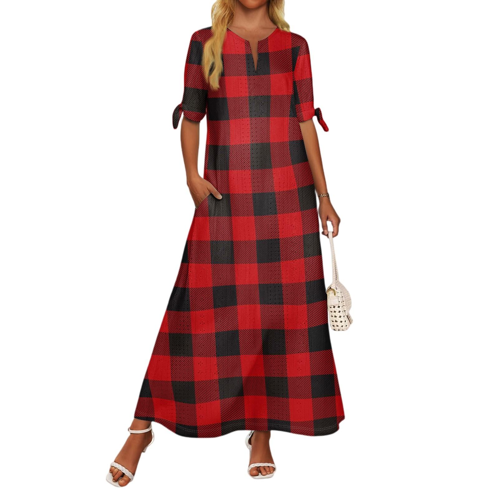 Женское повседневное модное темпераментное элегантное платье макси с принтом в клетку на талии L винный
Женское повседневное модное темпераментное элегантное платье макси с принтом в клетку на талии L винный