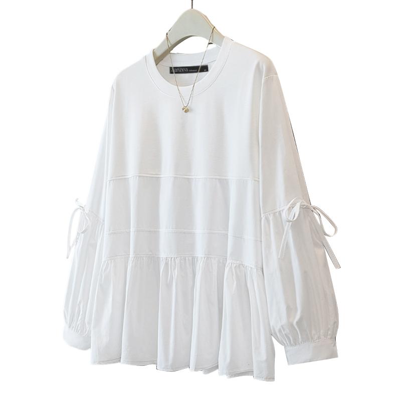 ZANZEA Женская блузка с круглым вырезом, свободного кроя, повседневная, с длинным рукавом, однотонная 5XL белый
ZANZEA Женская блузка с круглым вырезом, свободного кроя, повседневная, с длинным рукавом, однотонная 5XL белый