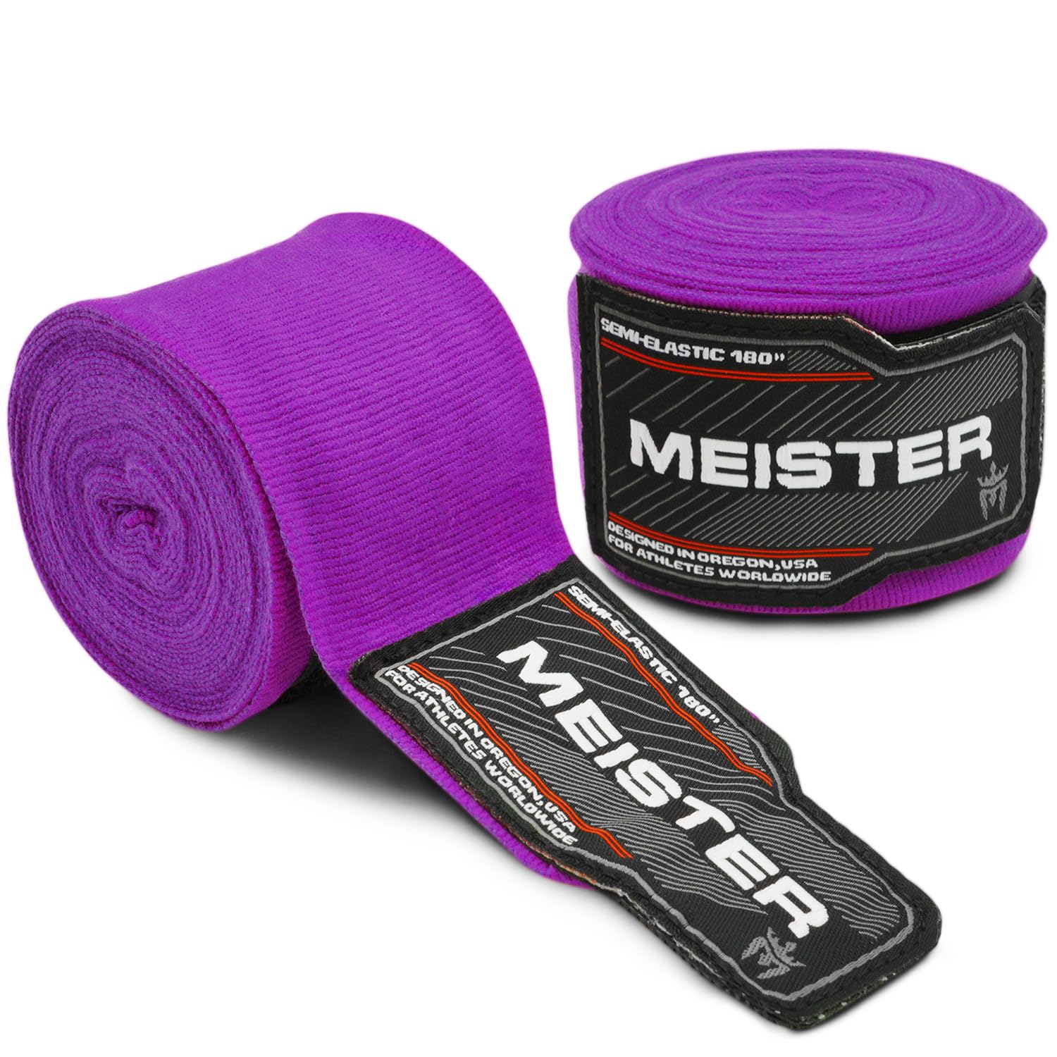 Meister Adult Hand Wraps for MMA Boxing Purple 180 (457cm) Semi-Elastic & (Pair) - фиолетовый
Meister Adult Hand Wraps for MMA Boxing Purple 180 (457cm) Semi-Elastic & (Pair) - фиолетовый