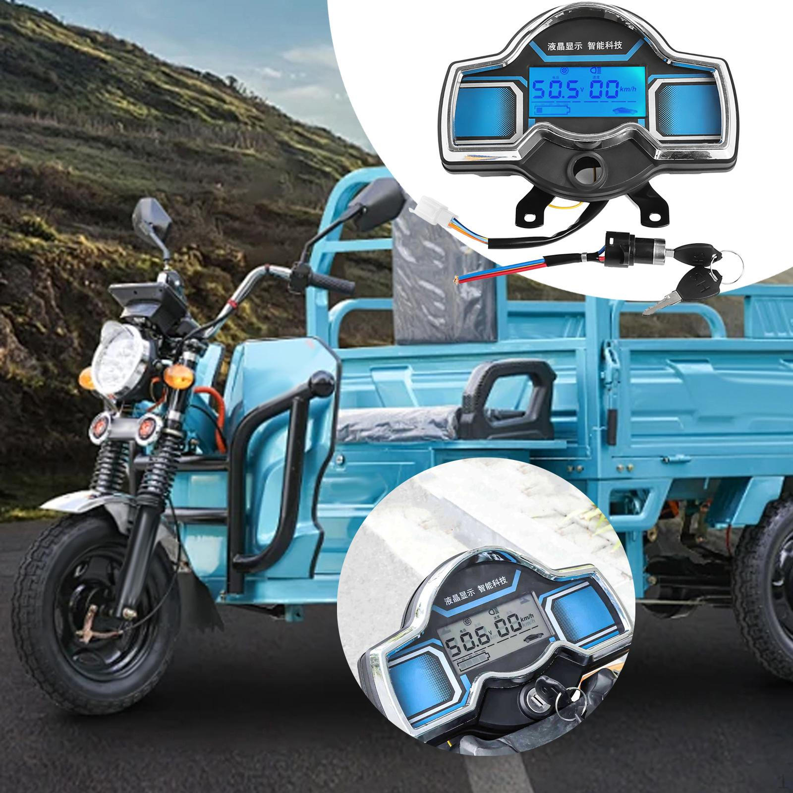 Электрический трехколесный велосипед 48-72 В, приборная панель, пылезащитный сменный дисплей с замком
Электрический трехколесный велосипед 48-72 В, приборная панель, пылезащитный сменный дисплей с замком