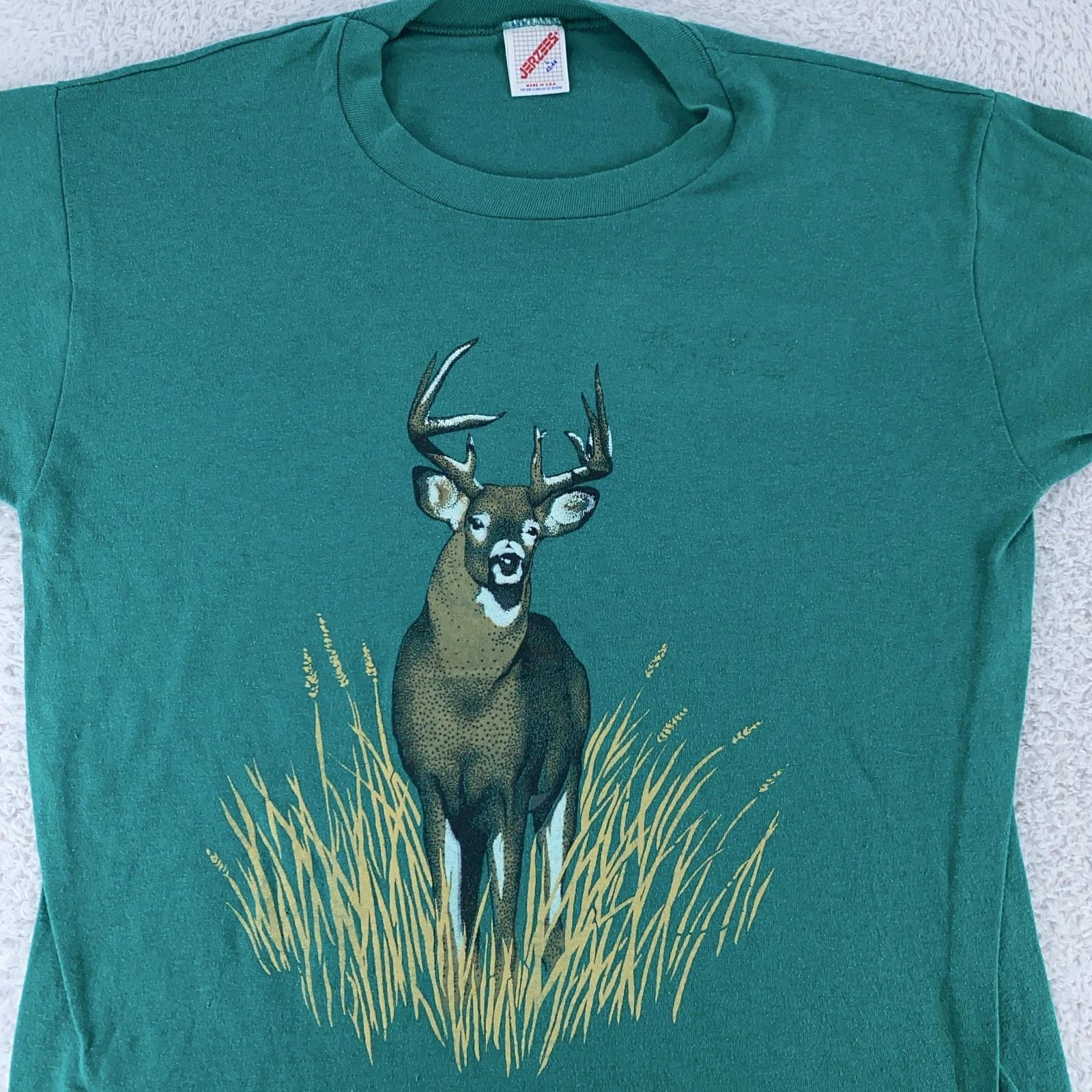 Vintage Deer Buck Shirt Mens M/L Green Nature Animal Outdoors Made USA 90s S
Vintage Deer Buck Shirt Mens M/L Green Nature Animal Outdoors Made USA 90s S