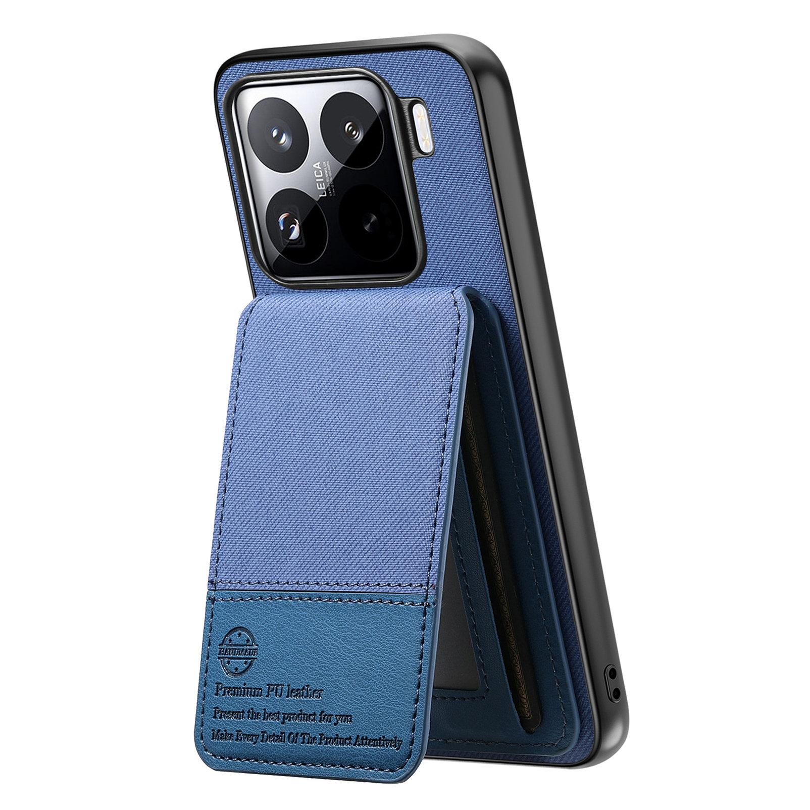 For Xiaomi 15 Case Cloth Texture Leather+PC+TPU RFID Blocking Phone Cover with Card Holder Blue
For Xiaomi 15 Case Cloth Texture Leather+PC+TPU RFID Blocking Phone Cover with Card Holder Blue
