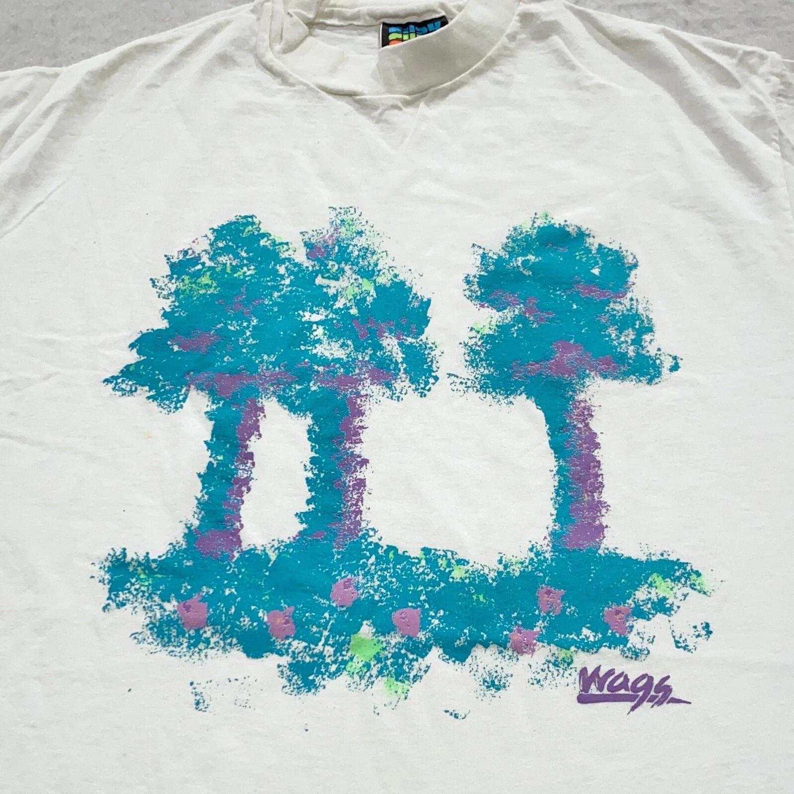 vintage 90s CYRK WAGS TREE NEON ART T-Shirt MEDIUM surf beach soft 2XL
vintage 90s CYRK WAGS TREE NEON ART T-Shirt MEDIUM surf beach soft 2XL
